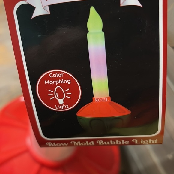 NEW Mr. Christmas 24" Decorative Outdoor COLOR MORPHING Blow Mold Bubble Light - Picture 3 of 10